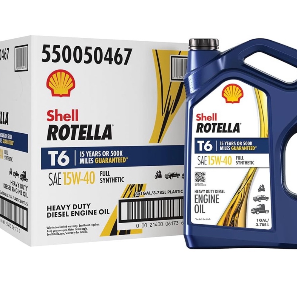Shell Rotella T6 Full Synthetic Engine Oil